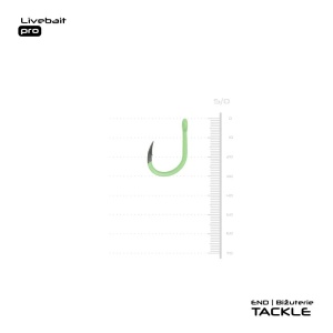 Cârlige Vagner Hook Livebait Pro – Echipament profesional pentru monturi hair-rig la somn, cu ochet sudat și strat luminescent pentru vizibilitate maximă.