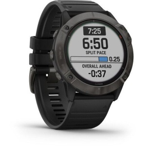 Ceas Garmin Fenix 6X Pro Solar Carbon Black 51mm - Img 2