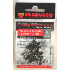 Conector Trabucco Feeder Power Bead Snap Link 10buc/plic - Img 2