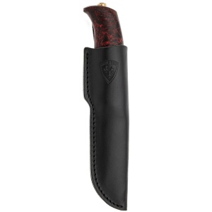 Cutit Helle Allmenn cu lama 90 mm din otel 12C27 si maner din mesteacan cret, fabricat manual in Norvegia pentru bushcraft si outdoor