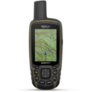 Dispozitiv Garmin GPSMAP 65s cu precizie GNSS multi-band, hărți TopoActive Europa, senzori ABC și ecran color lizibil în lumină solară
