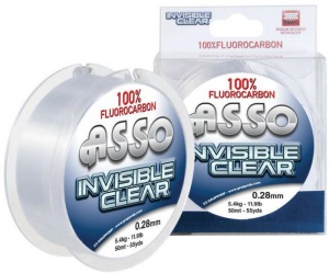 Fir Fluorocarbon Asso Invisible Clear 50m
