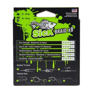 Fir Textil Berkley Sick Braid X8 Red 300m - Img 5
