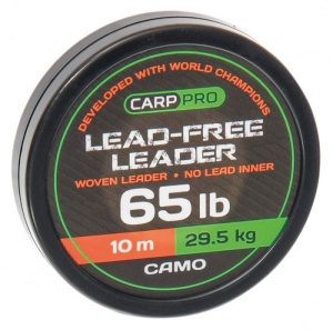 Fir Textil Carp Pro Lead-Free Leader Camo 10m