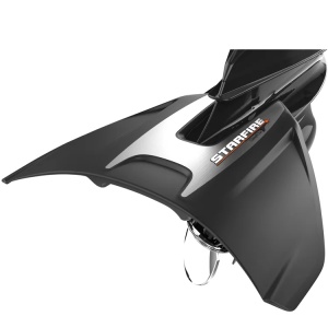 Hydrofoil StingRay Starfire pentru motoare de 40 - 300 CP – Stabilizator nautic premium fabricat în SUA, inovație cu montaj No-Drill fără găurire și nivel moderat (Nivel 2) de ridicare a provei.