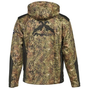 Jachetă Verney-Carron Wolf Vipercam Forest cu membrană impermeabilă, interior fleece și camuflaj forestier, concepută pentru vânătoare la pândă.
