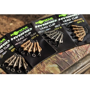 Kit Clips + Vartej pentru Plumb Pierdut Korda Hybrid Lead Clip