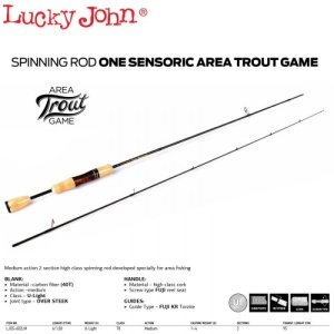 Lanseta Lucky John One Sensoric Area Trout Game 1.83m 1-4g - Img 2