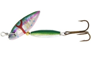 Lingurita rotativa Panther Martin Willow Strike Holo #4 Spotted Blue