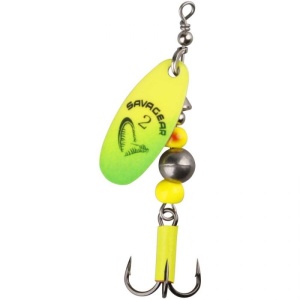 Lingurita rotativa Savage Gear Caviar Nr3 9.5g Fluo Yellow Chartreuse