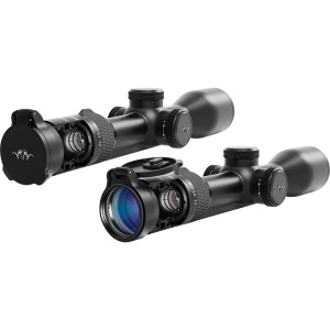 Lunetă Blaser B2 2.5-15x56 IC QDC+ cu reticul iluminat 4a, transmisie 94%, compatibilă clip-on și turelă balistică QDC pentru distanțe până la 500 m