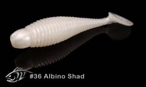 Lunker City Grubster 7cm 36 Albino Shad