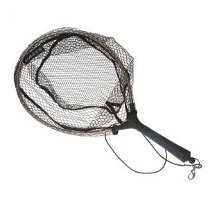 Minciog Fly Grey GS Scoop Fishing Net Large 50 x 38cm