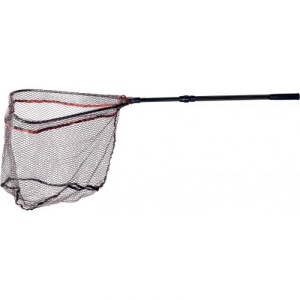 Minciog Telescopic Trabucco Cu Plasa Cauciucata 2 Tronsoane 50x50cm 1.5m