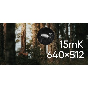 Monocular cu vedere termică Hikmicro Lynx LQ35L 3.0 LRF – Echipament premium de termoviziune pentru vânătoare dotat cu senzor de 640x512 pixeli, sensibilitate NETD sub 15mK, lentilă de 35mm, telemetru laser de 1000m integrat și tehnologie de procesare AI 