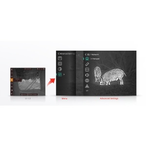 Monocular termic Hikmicro Lynx S LE15S cu senzor 12μm, display OLED 800×600 și rază de detecție 750m – ideal pentru observație nocturnă la vânătoare.