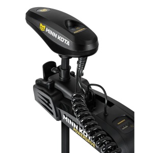 Motor electric de trolling pentru provă Minn Kota PowerDrive 70lb 24V cu lungimea axului de 137cm, echipat cu sistem de poziționare GPS advanced, funcție de ancorare digitală Spot-Lock, elice anti-vegetație și micro telecomandă wireless inclusă