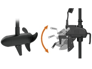 Motor electric Haswing Cayman T 55 lb – montaj pe oglinda bărcii, control prin telecomandă wireless