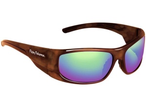 Ochelari Polarizati Flying Fisherman Cape Horn Tortoise Amber Green Mirror - Img 1