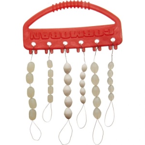 Opritoare Cormoran Silicon Transparent pentru Pluta, M-L, 30buc/plic