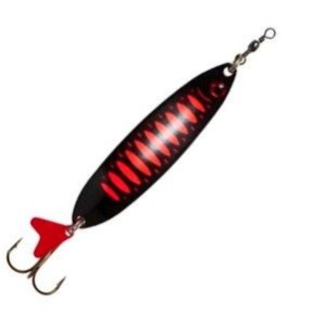 Oscilanta DAM Effzett Slim Standard Spoon 80mm 24g Black Orange UV