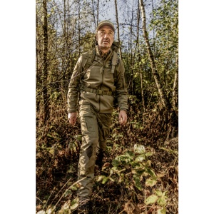 Pantaloni Mauser Stalker Pants matt oliv – Echipament outdoor robust din PolyCotton, cu talie reglabilă prin Velcro și sistem inteligent de buzunare tactice
