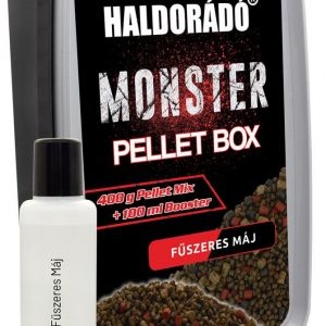 Pelete Haldorado Monster Pellet Box 400g + 100ml - Img 2