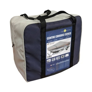 Prelată barcă consolă centrală Oceansouth MA 204 – Prelată semi-custom premium pentru staționare, iernare și transport pe peridoc, fabricată din pânză impermeabilă ATLAS Marine 280 g/m² cu protecție UV UPF 50+ și fantă conică de aerisire