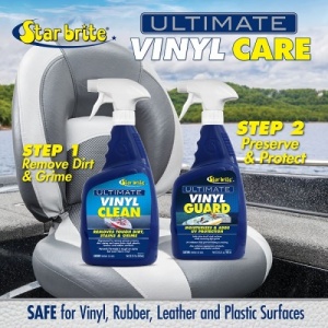 Star Brite Ultimate Vinyl Guard 1L – Protecția solară supremă pentru ambarcațiunea ta, oferind un aspect de showroom și o barieră PTFE imbatabilă împotriva intemperiilor marine.