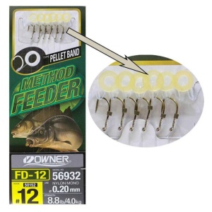 Riguri Owner Method Feeder 56932 FD-12 Pellet Band 10cm 6buc/plic