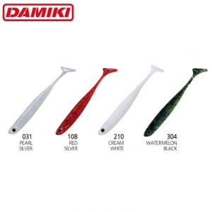 Shad Damiki Anchovy 10.2cm 8buc 031 Pearl Silver - Img 2
