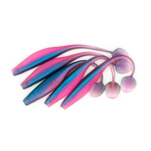 Shad soft Fast Strike Huky Kuky 13.5cm 5bucati plic blister rigid pentru salau si stiuca.