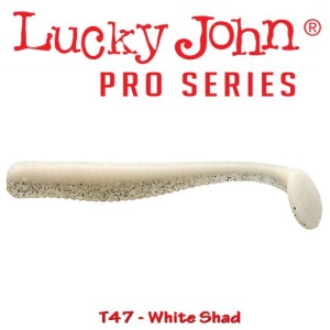 Shad Lucky John Long John 10.5cm White Shad