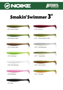 Shad Noike Smokin Swimmer 7.6cm 2.5g Cinnamon Blue - Img 2
