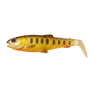 Shad Savage Gear Craft Cannibal Paddletail 6.5cm 4g 4buc/plic Olive Pearl Hot Orange