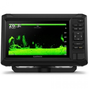 Garmin Echomap UHD2 72CV chartplotter sonar de 7 inch cu traductor GT20 și funcții CHIRP ClearVü pentru pescuit precis.