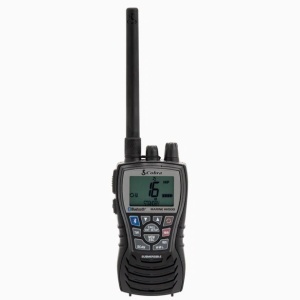 Statie VHF portabila Cobra Marine MR HH 500 FLT BT EU 6W cu Bluetooth Rewind-Say-Again si corp plutitor IPX7. 