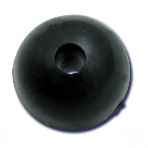 Stoper Black Cat Rubber Shock Bead 10mm 10buc/plic