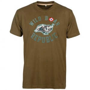 Tricou Treesco Percussion Wild Boar Republik Kaki