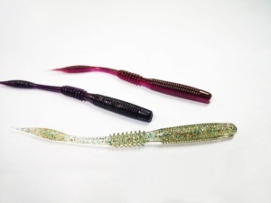 Vierme Owner Shiver Tail 11.5cm 10buc/plic 06 Watermelon Green - Img 9