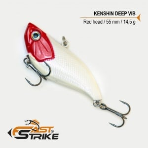 Vobler Fast Strike Kenshin Sinking Vib 5.5cm 14.5g Red Head