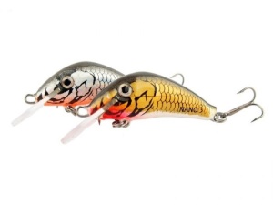 Vobler Hunter Nano 3.5cm 2.5g sinking Gold Orange Red - Img 2