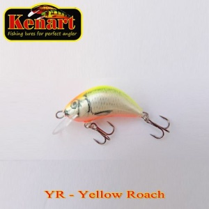 Vobler Kenart Hunter 4cm 4g F Yellow Roach