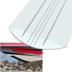 Bandă de protecție pentru chilă KeelGuard Megaware Albă 1.52m (5ft) din polimeri uretanici cu adeziv 3M, ideală pentru protecția bărcii până la 4.87m