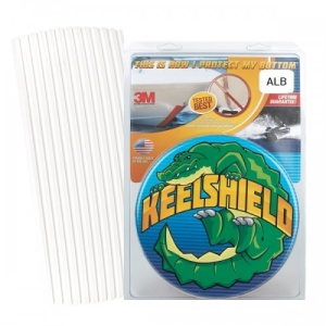 Bandă Protecție Chilă KeelShield Gator Guards Albă, Polimer Uretanic, Adeziv 3M