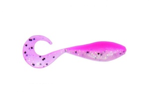 Bass Assassin Curly Shad 5cm Pink Ghost
