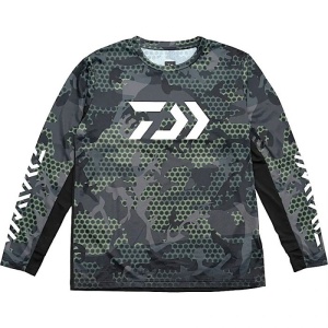 Bluza Daiwa UV Hex Jersey Fishing Shirt Green