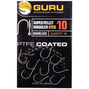 Carlige Guru Super Pellet Waggler Eyed Barbless 10buc/plic - Img 3