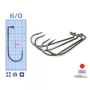 Carlige Pentru Jig Fudo Ab Black Nickel Bulk 500 - 1000buc - Img 2