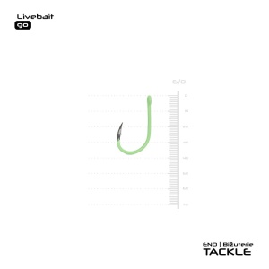 Cârlige Vagner Hook Livebait Go – Inovație pentru pescuitul modern la somn, cu vârf la 10 grade, ochet sudat și strat dublu luminescent pentru siguranță și eficiență maximă.